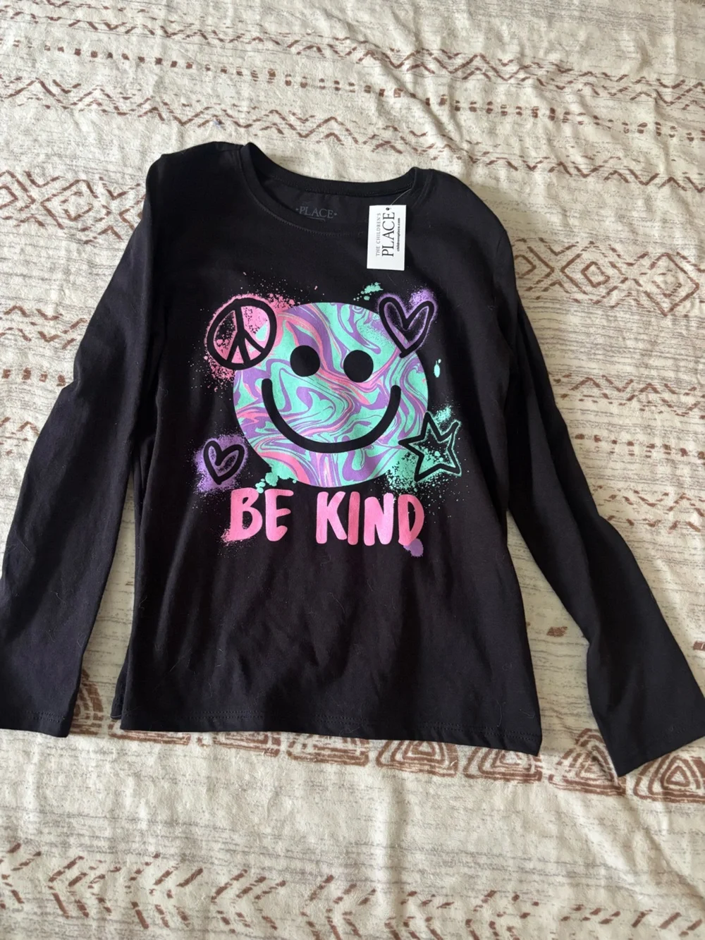 Bundle of 2 Girls’ NWT Long Sleeve Tshirts, size 8
